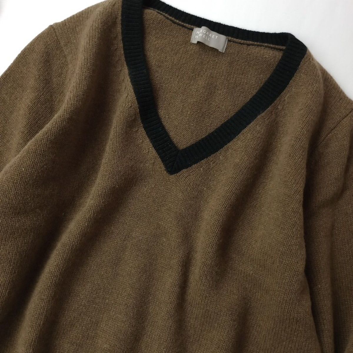 マーガレットハウエル　2022年　Vネック　ウール　セーター 楽天市場】MARGARET HOWELL マーガレットハウエル ニット サイズ:L
