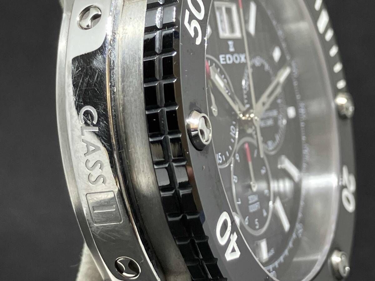 EDOX エドックス クラスワン クロノオフショア ビッグデイト 10014