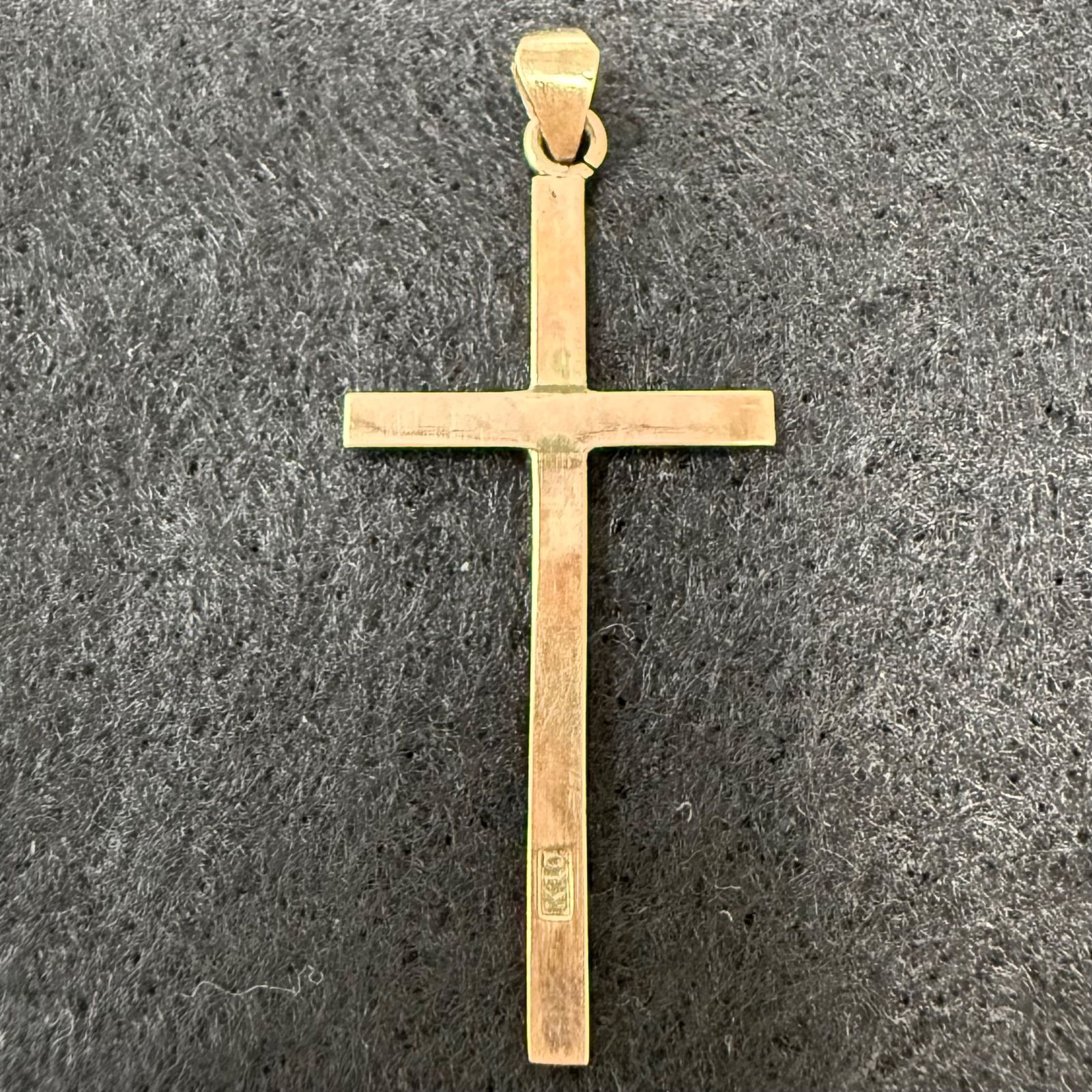 K 10 ペンダント トップ クロス 十字 0.92 g 251009-2