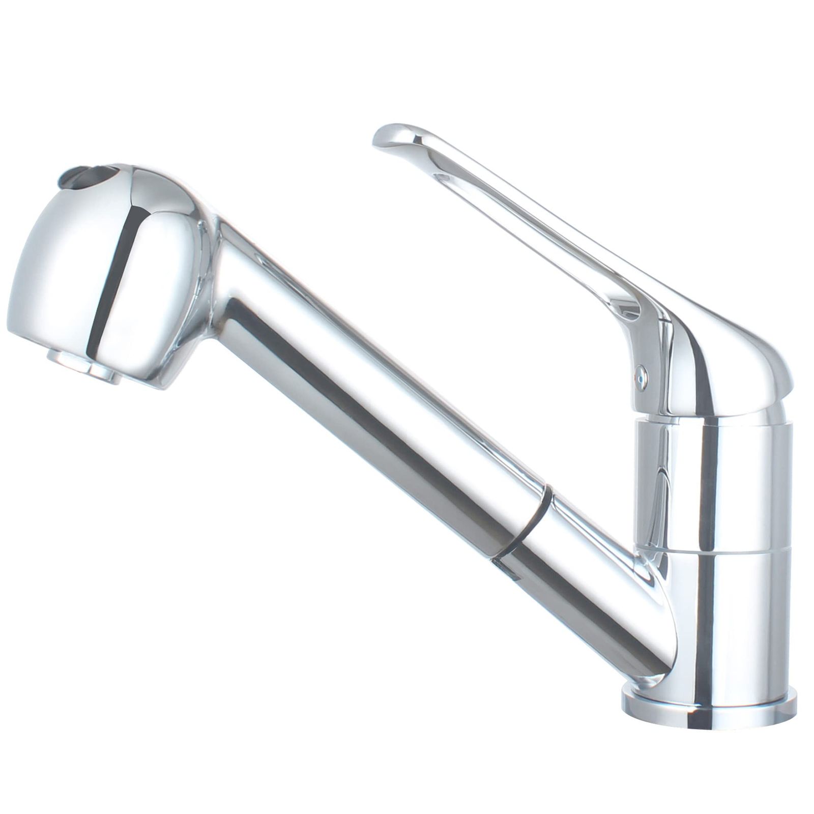 キッチン蛇口 シングルレバー混合栓 キッチン混合水栓 キッチン水栓 ホース引き出し式 整流 シャワー切り替え KFPO 03