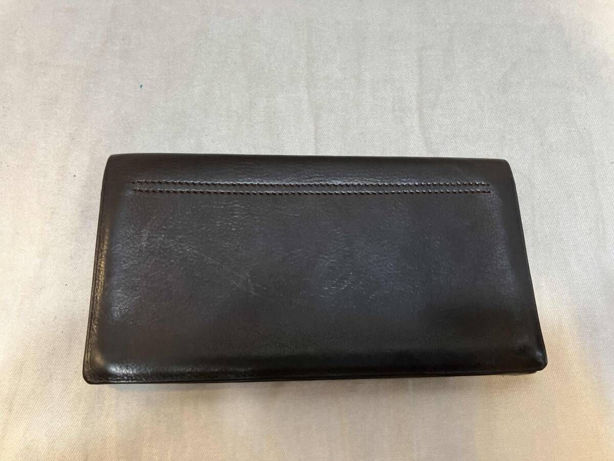 JOHN LOBB 長財布 スエード ブラウン レザー財布ジョンロブ