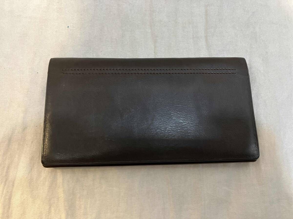 JOHN LOBB 長財布 スエード ブラウン レザー財布ジョンロブ