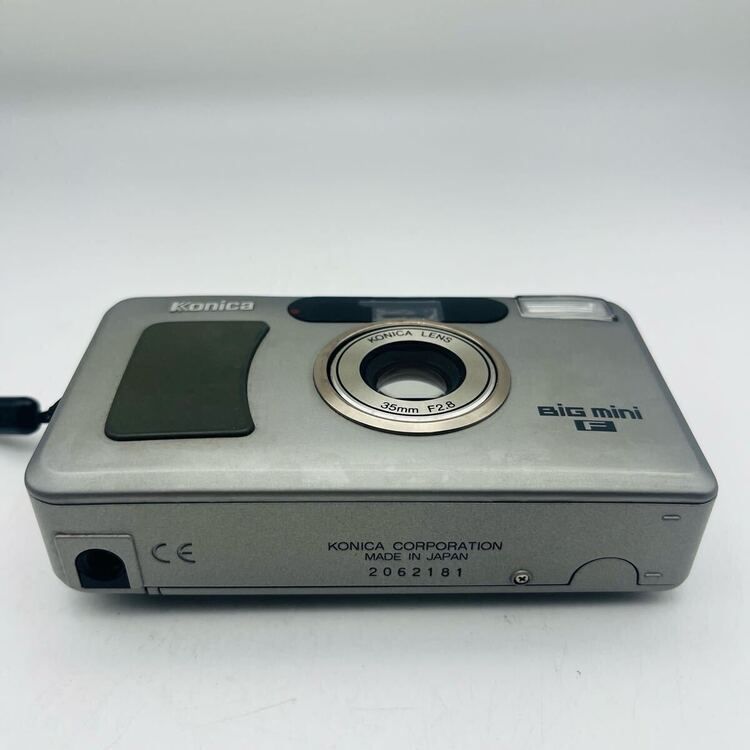 Konica コニカ BiG mini F シルバー コンパクト フィルムカメラ 動作