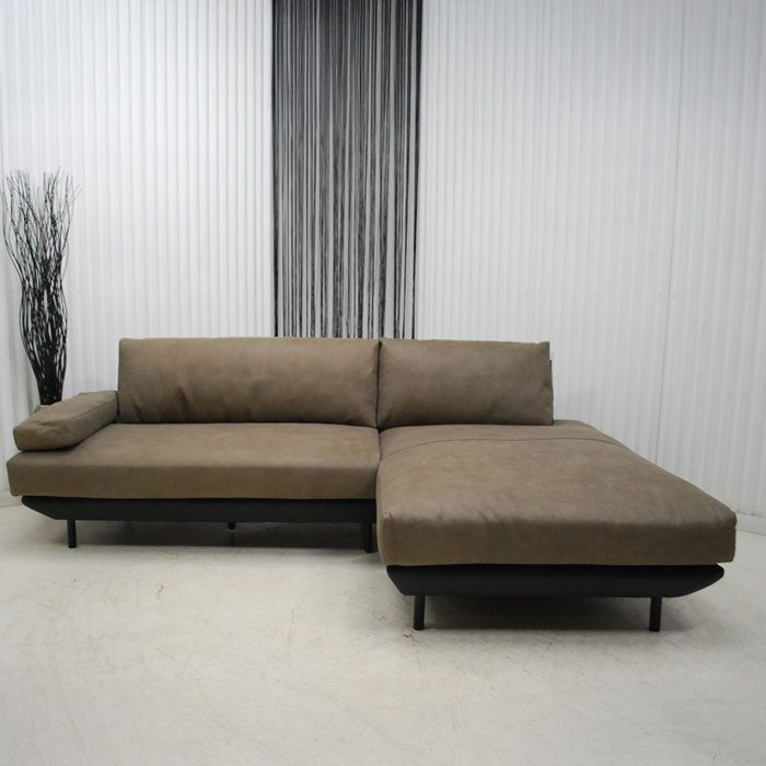 アウトレット 現品限り 一部 大 北欧風テイスト L型 カウチソファー セット モダンツートン 240807 コスターナ左