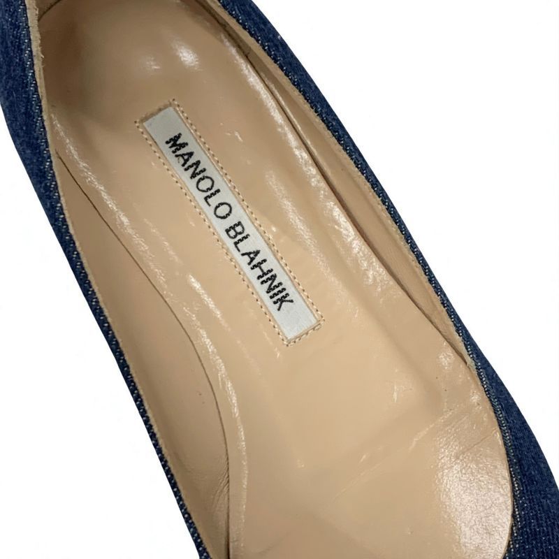 マノロブラニク MANOLO BLAHNIK ハンギシ フラットシューズ 靴