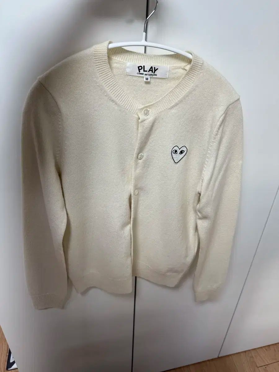 COMME des GARCONS コム デ ギャルソン アイボリー カーディガン レディース M