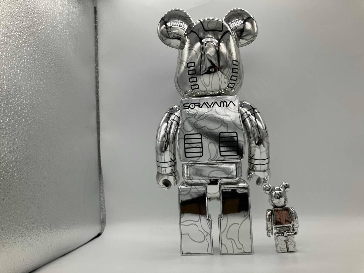 メディコム・トイ SORAYAMA×BABY MILO(R) SILVER Ver. 100%&400% BE