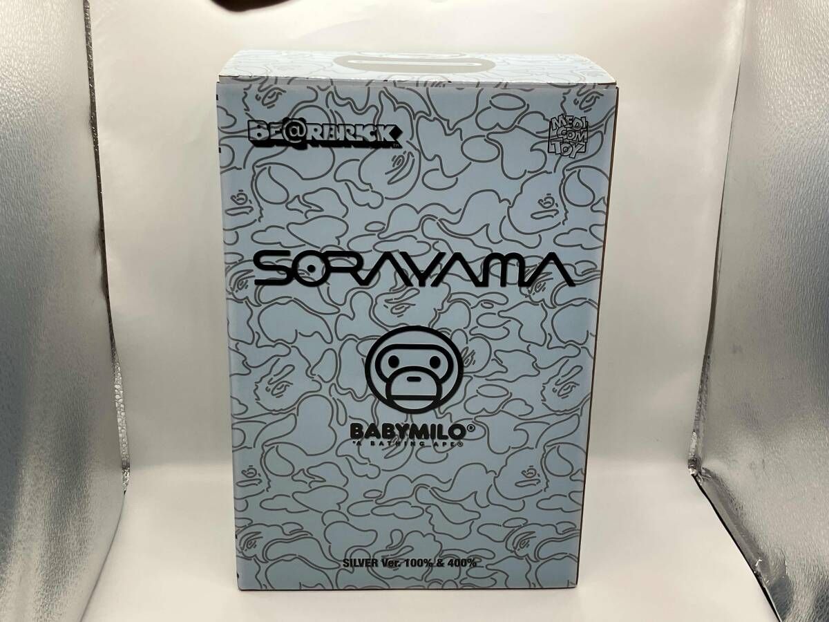 メディコム･トイ ×BABY MILO R SILVER Ver. -400 BE RBRICK