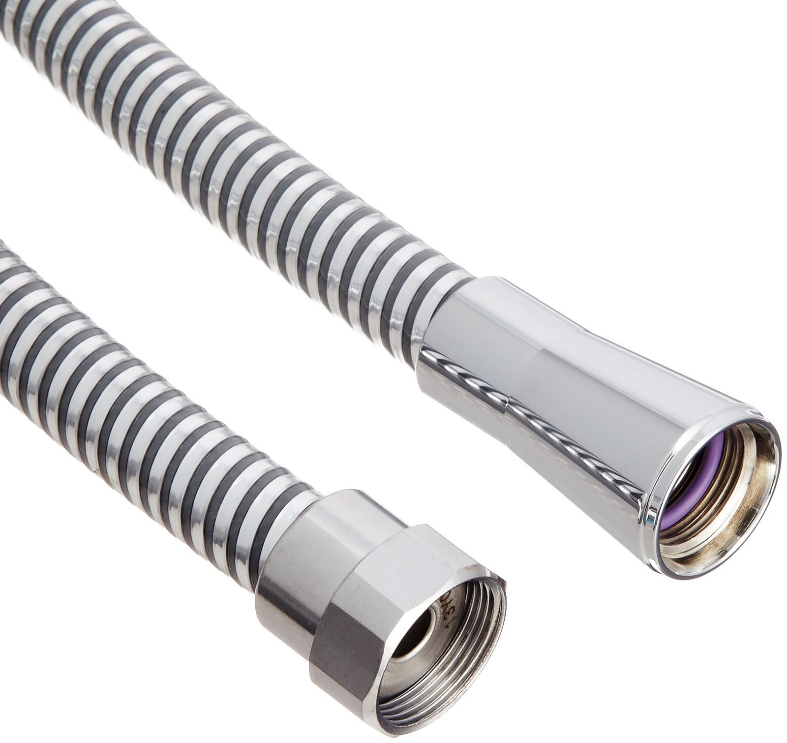 TOTO シャワーホース L 1800 mm 本体側ねじW 24山20 メタル調 THC 40 XL