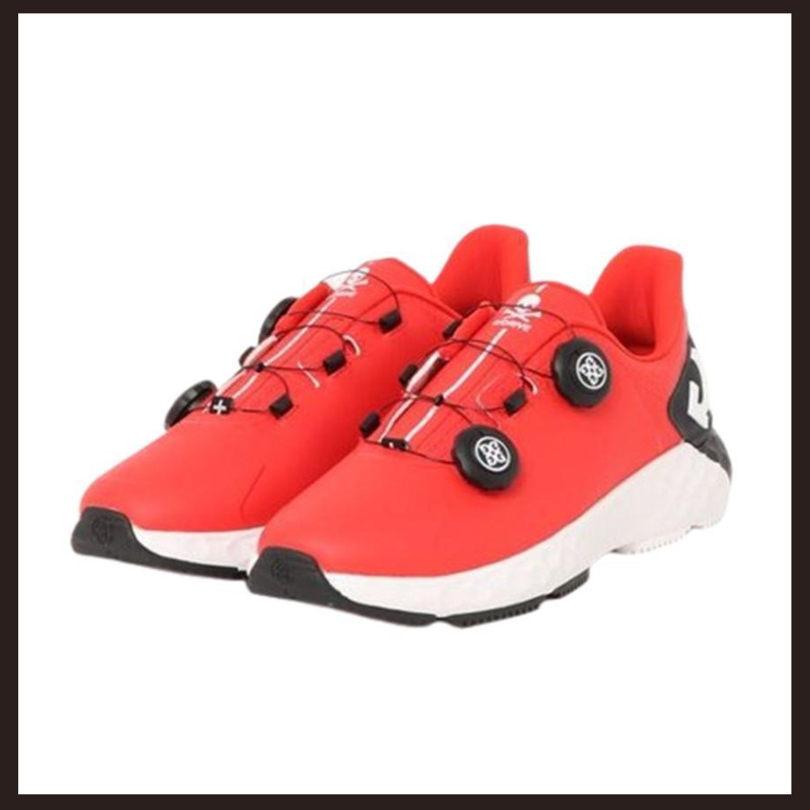 G FORE ジードライブ スパイクレスゴルフシューズ BOA レッド 25.5cm ジーフォア