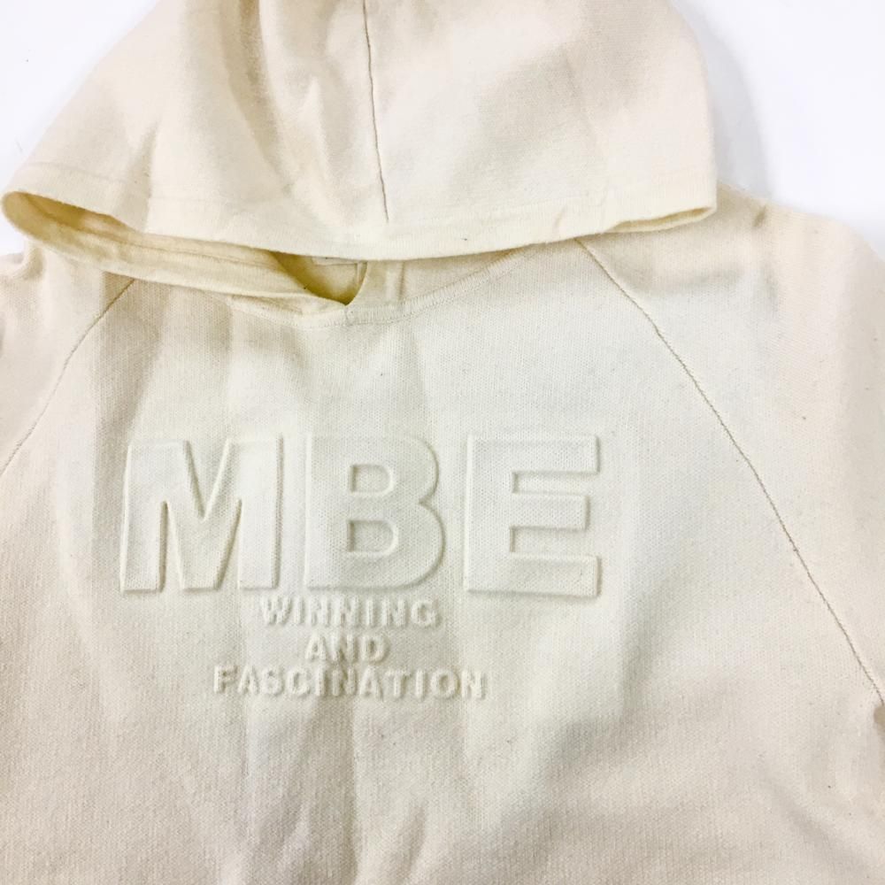 【マスターバニーエディション】ゴルフウェア パーカー ニット スポーツ ロゴ マスターバニー ニットパーカー アイボリー ウール混 セーター