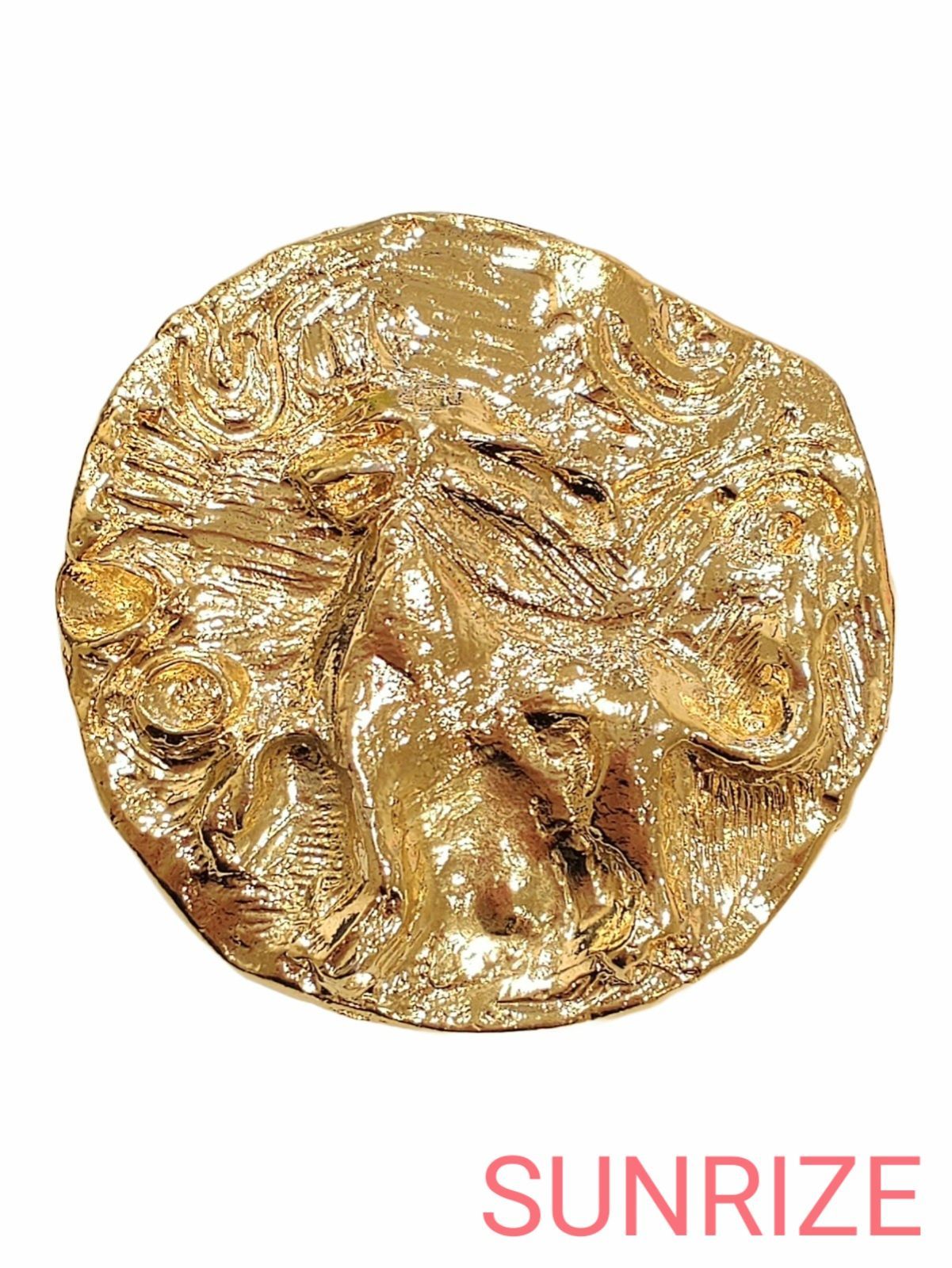 YSL YVES SAINT LAURENT イヴサンローラン ヴィンテージ ビッグブローチ S801