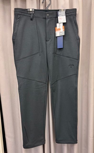 キャロウェイ バックグリッド裏起毛ジョガーパンツ C25226111 メンズ Callaway ゴルフウェア ブラック 葛西店