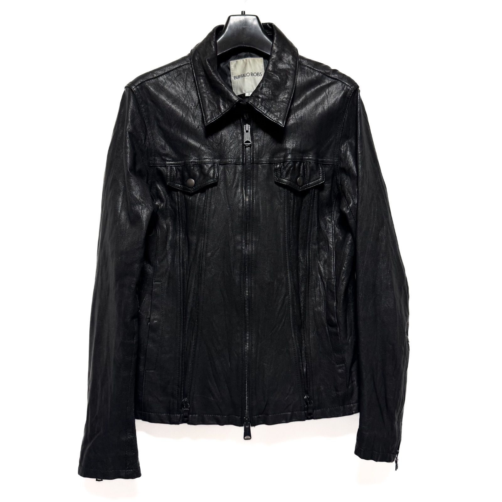 buffalo bobs バッファローボブス 商品名 y2k 00 s archive gimmick ライダースジャケット レザージャケット ジャケット ブルゾン