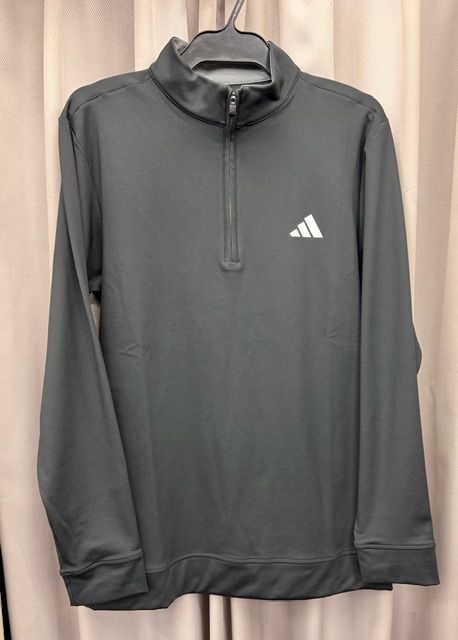 アディダス ハーフジップ 長袖スゥエット JVU44 メンズ ゴルフウェア ゴルフ 2025秋冬モデル adidas 葛西店