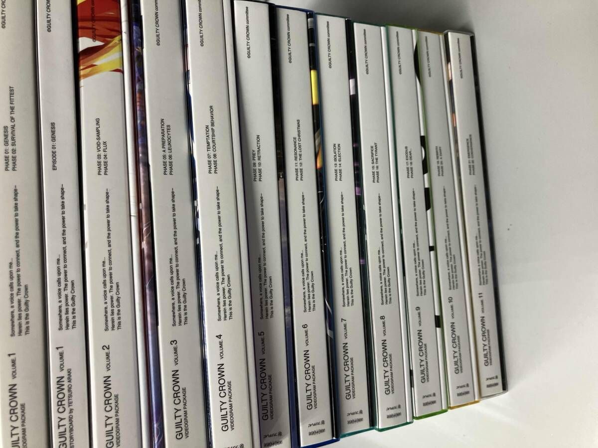 DVD 【※※※】[全11巻セット]ギルティクラウン 1~11(完全生産限定