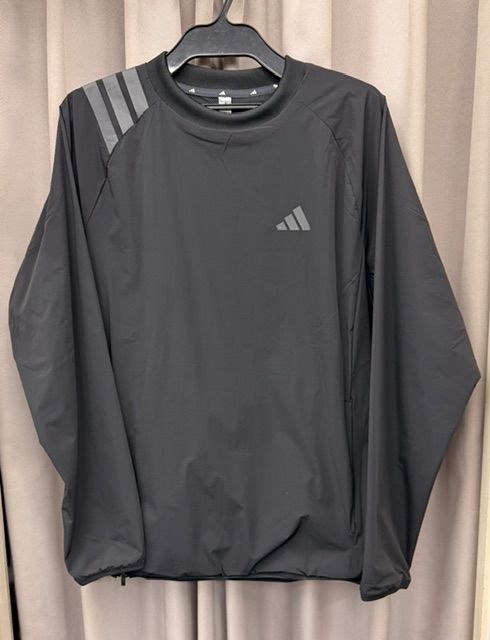 アディダス 撥水 スリーストライプス プルオーバーウィンド JVU99 メンズ ゴルフウェア ゴルフ 2025秋冬 adidas 葛西店