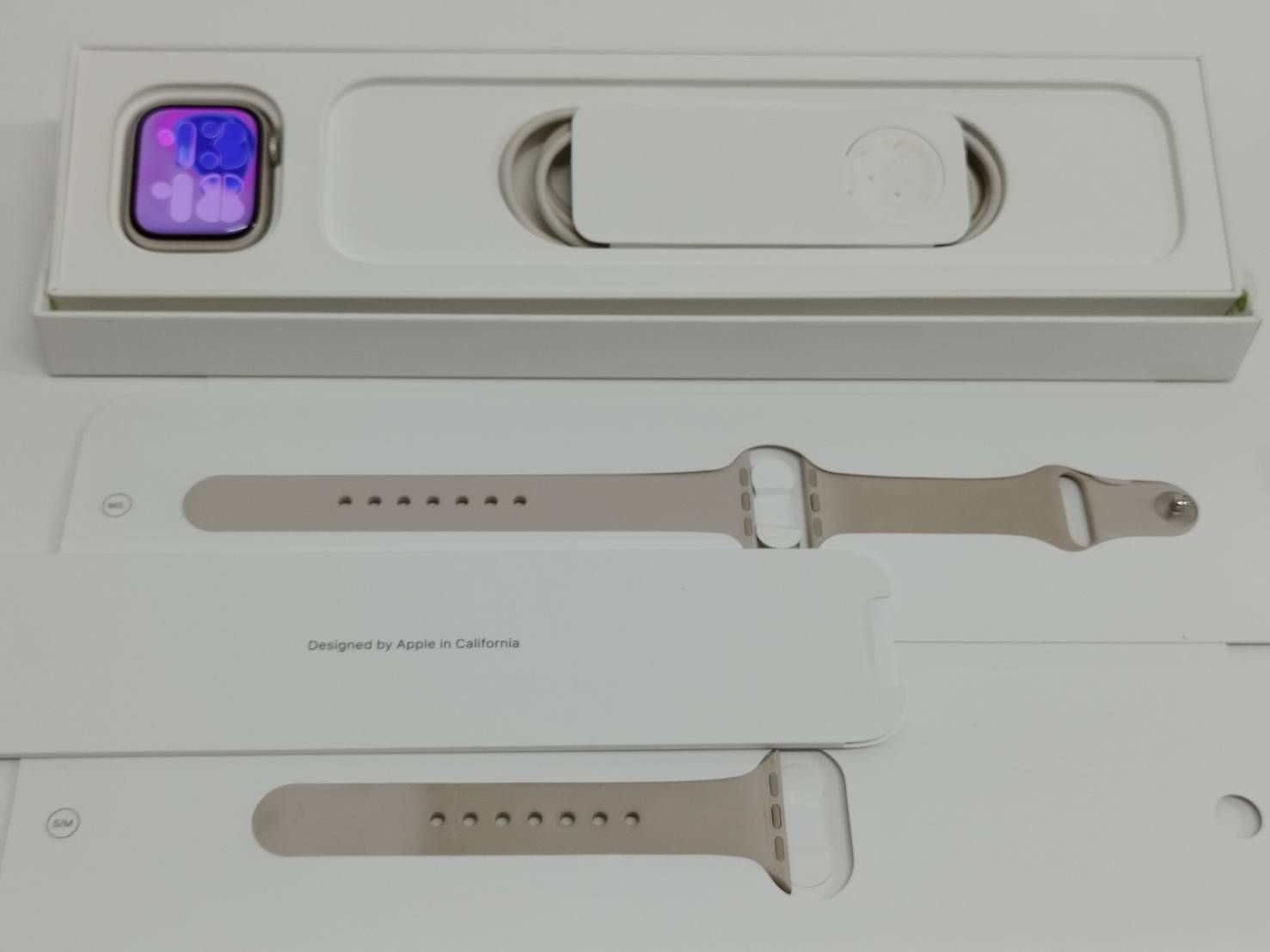 Apple Watch Series 7 GPS 41mm A2473 スターライト MKNE3J A 2