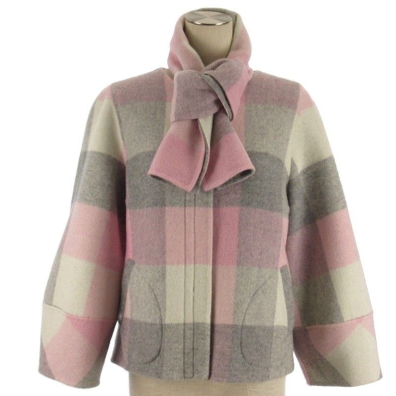 M'S 新品同様 M'S GRACY エムズグレイシー チェック コート38