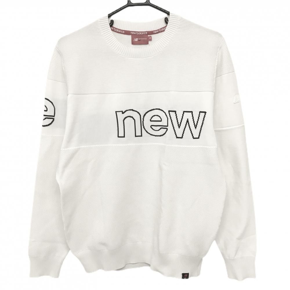 ニューバランス　未使用　ロゴニット ニューバランス 未使用 ロゴニット