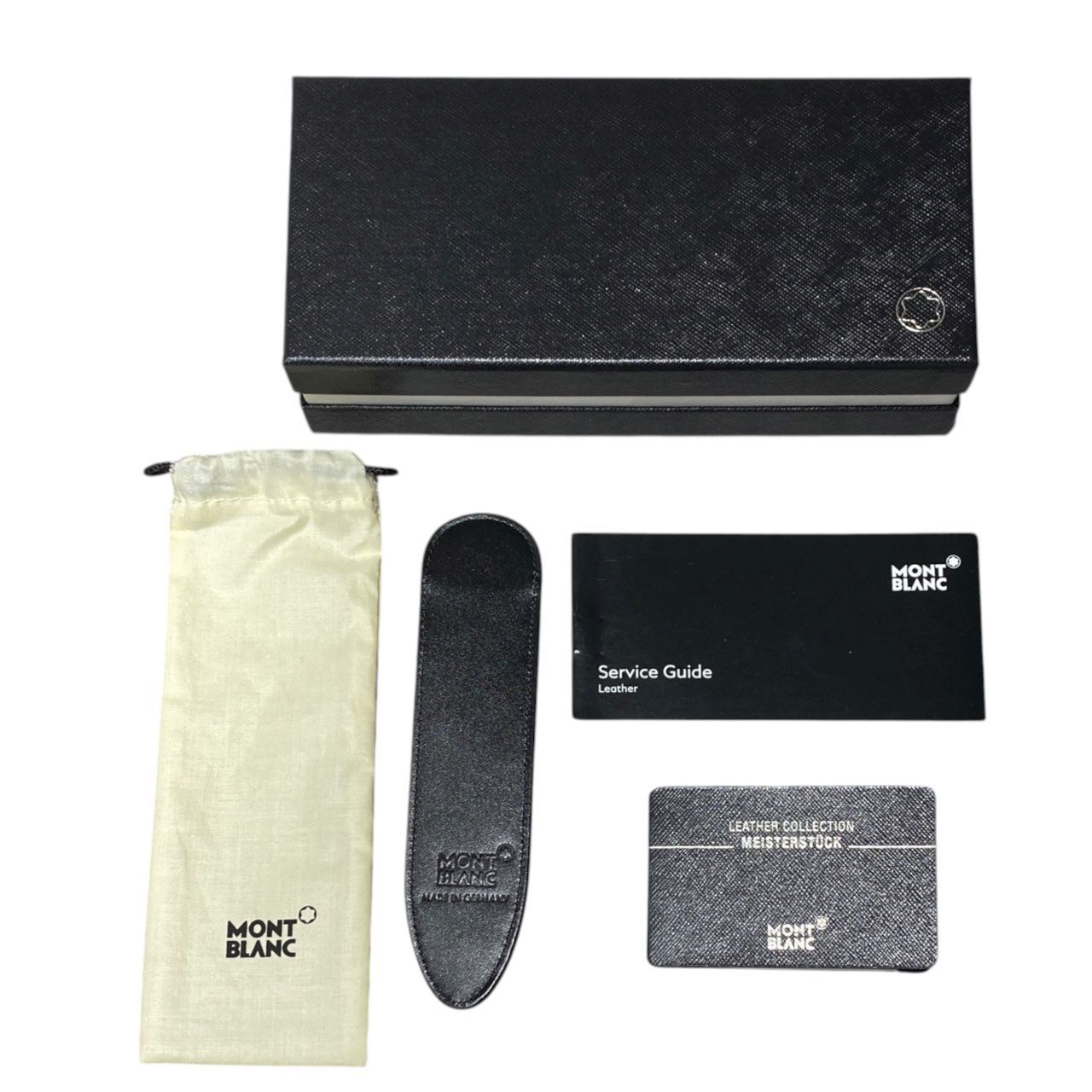 EM1151 MONTBLANC モンブラン ペンケース MST 1 Pen Sleeve 101871 メンズ レザー マイスターシュテュック 1本差し ペンポーチ BK