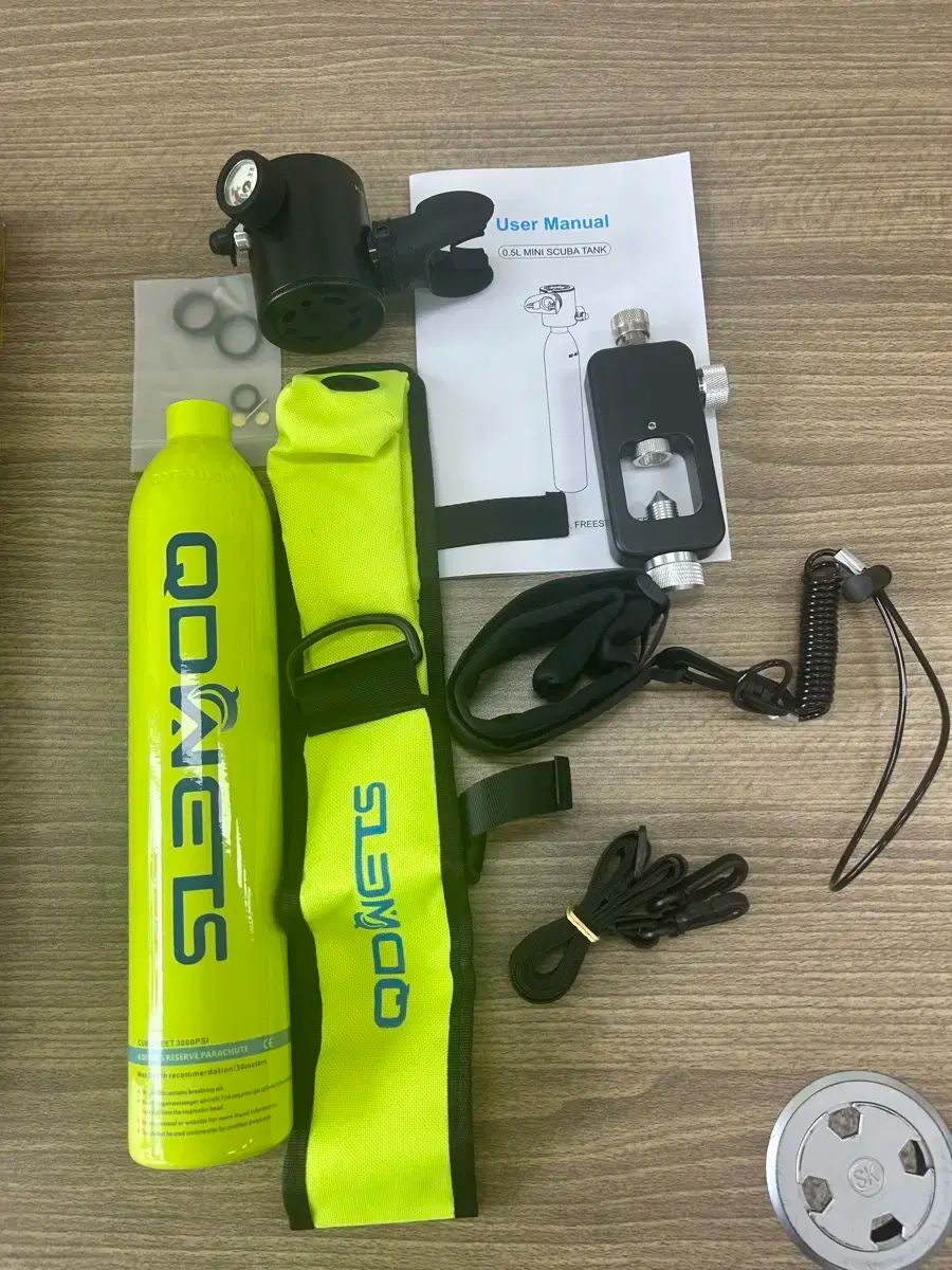 ミニ QDWETS0 0 5L 携帯用シュノーケル酸素タンク