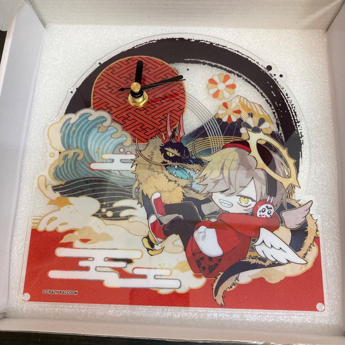 広店】だるまいずごっど DMMスクラッチ第六弾 A賞 アクリルクロック CR