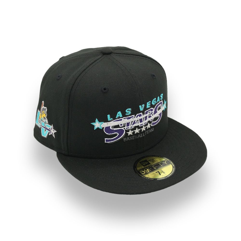 日本未発売 ニューエラ マイナーリーグ ラスベガス スターズ マスコット エルビス キャップ ERA MiLB LAS VEGAS STARS MASCOT ELVIS SIDE PATCH 59 FIFTY BLACK
