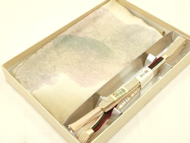 平和屋着物●和装小物　帯締め・帯揚げセット　暈し染め　寿恵工房謹製　逸品　未使用　AABC2759ay 平和屋着物○和装小物 帯締め・帯揚げセット 暈し染め 寿恵工房謹製 逸品