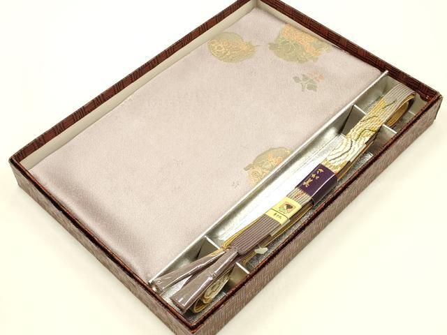平和屋着物 和装小物 帯締め 帯揚げセット 高麗組 綾出し 暈し 金糸 金彩 さが美扱い 正絹 ay