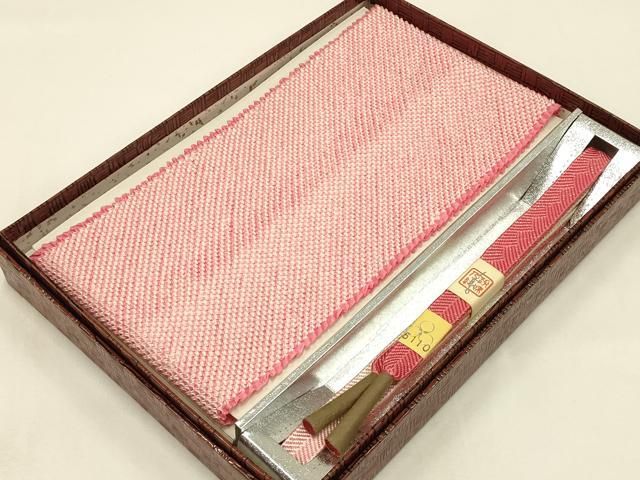 平和屋着物＊夏物 和装小物 帯締め・帯揚げセット 雲 暈し染め 銀糸