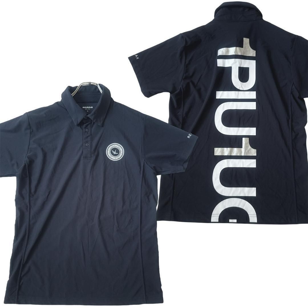 背面ビッグロゴ ポロシャツ M