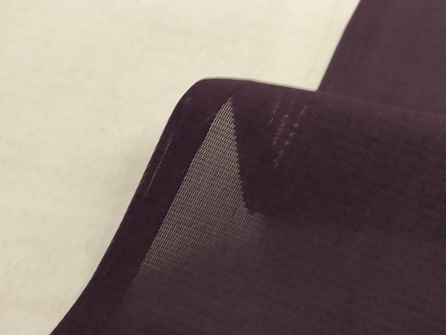  平和屋着物 夏物 色無地 絽 似せ紫色 正絹 jd 色無地 着物