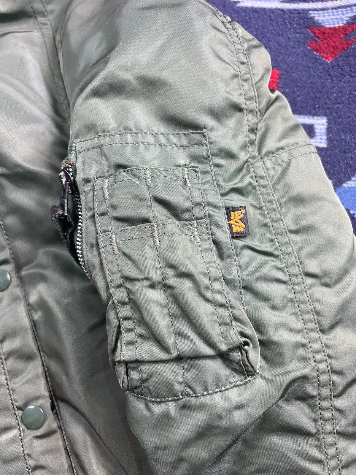 80s アルファ インダストリー N-3B ヴィンテージ パーカ