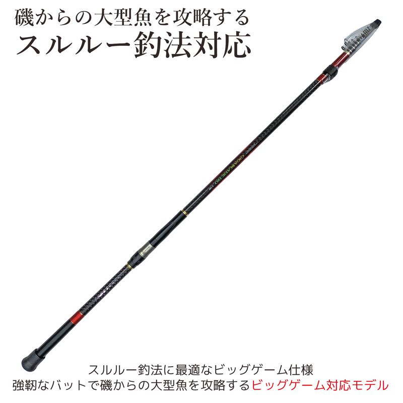 釣り竿 ギガブレイド磯 4-500 錘負荷5~15号 スルルー釣法対応 全長5m PRO MARINE
