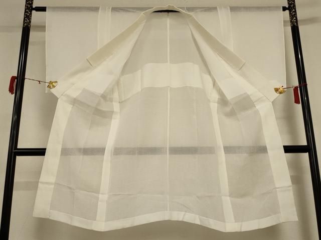 平和屋着物 夏物 長襦袢 絽 白色 正絹 jd