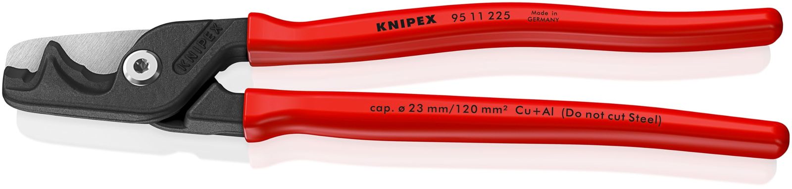クニペックス KNIPEX ケーブルカッター ステップカットXLサイズ 95 11 225