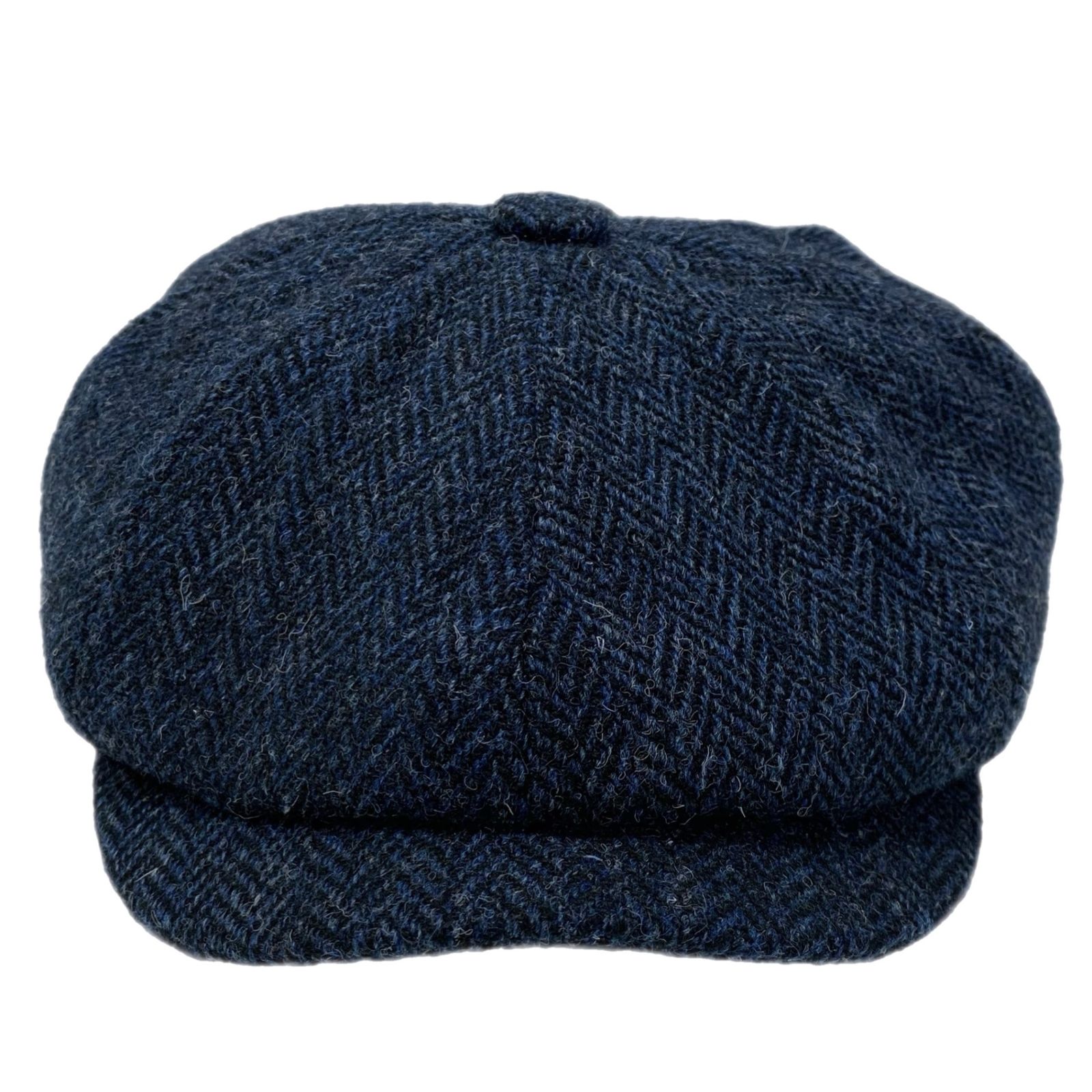 ハリスツイード MANNIX HAT Co 8パネル 帽子 メンズ帽子 ハンチング キャスケット ネイビー 201goods-798