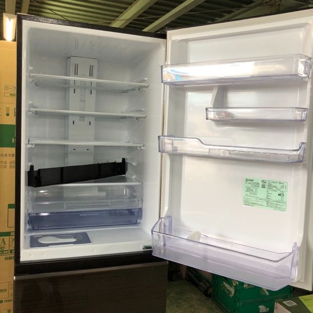 MITSUBISHI 冷蔵庫 MR-CX37G 365L 2022年製 K040 標準設置対応付】三菱電機 MR-CX37G-BR 冷蔵庫 （365L・右開き） 3ドア