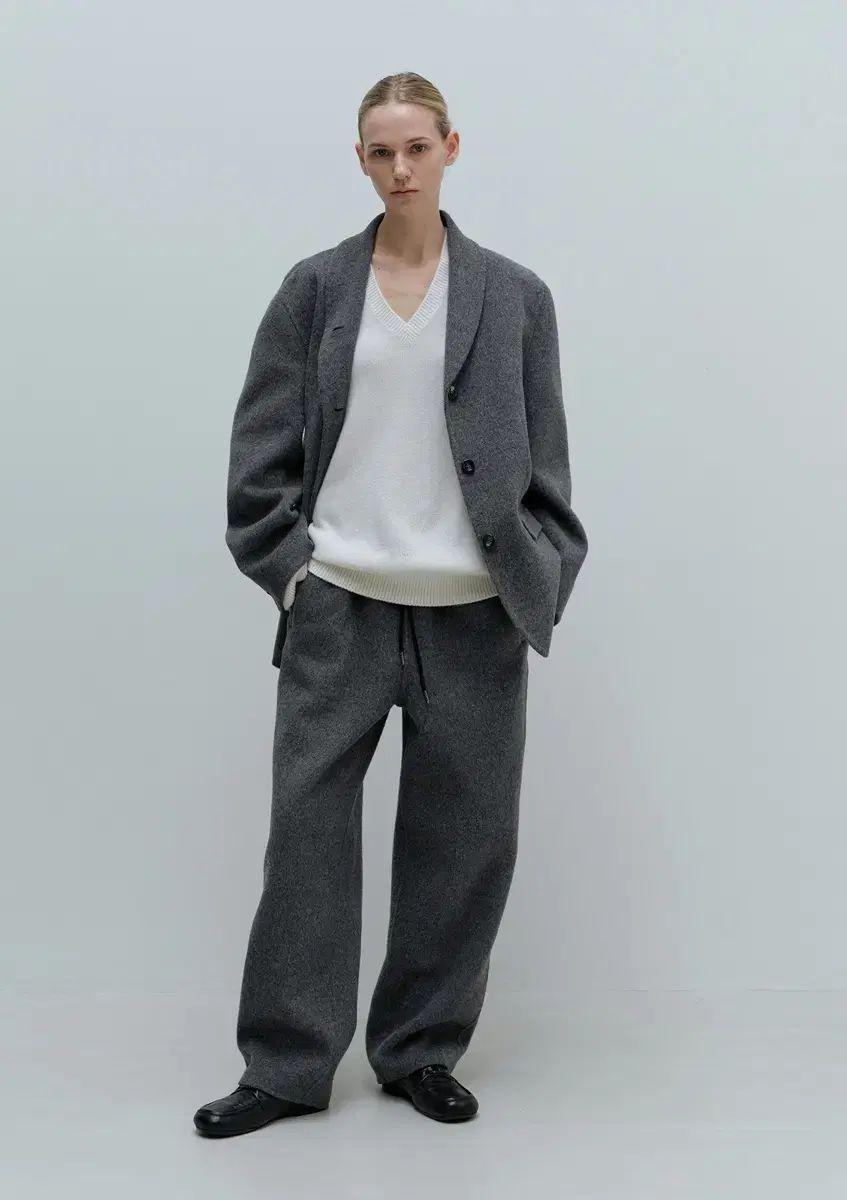 ムンダル Handmade Banding Pants in Gray M