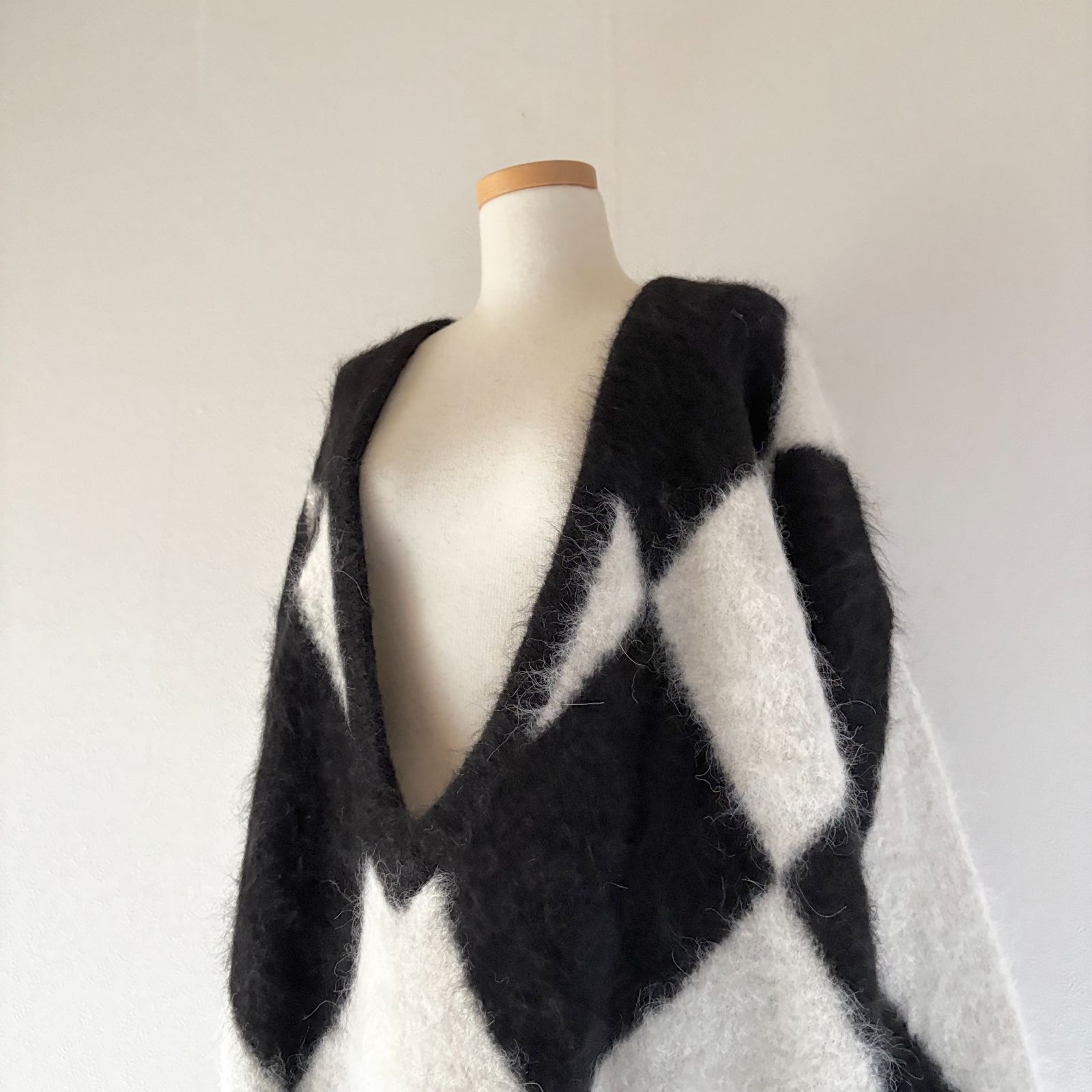 極美品 / THE SHINZONE ザ・シンゾーン / ARGYLE V-NECK PULLOVER