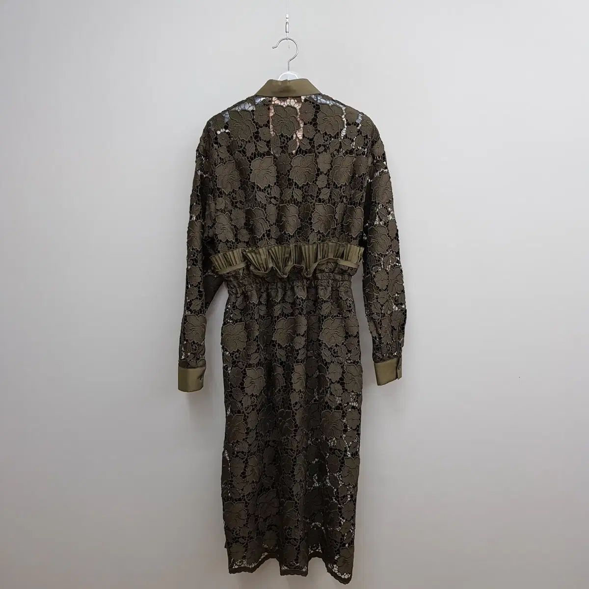 ナンバーツーアニメONEフラワーレースシャツLINEロングONE