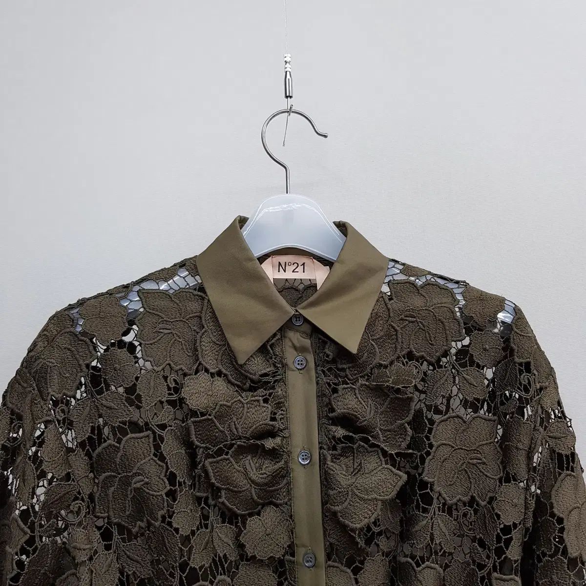 ナンバーツーアニメONEフラワーレースシャツLINEロングONE PIECE