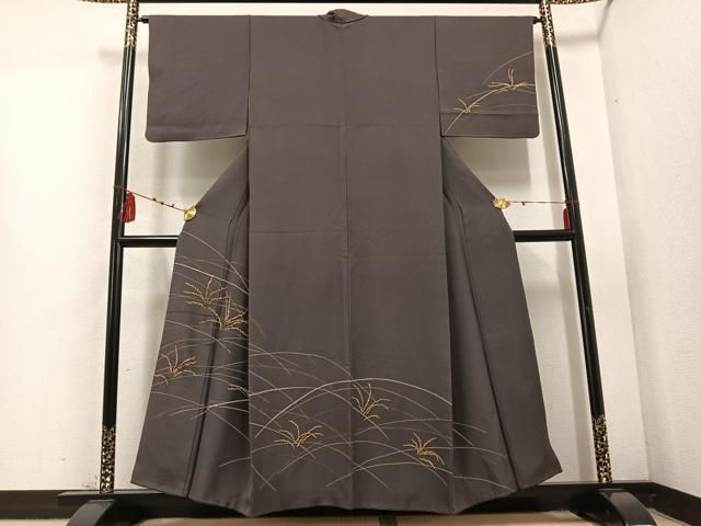 平和屋着物 訪問着 草木文 金彩 正絹 ph