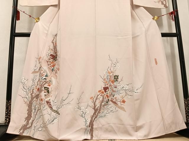 作家物 群れ鶴花鳥文