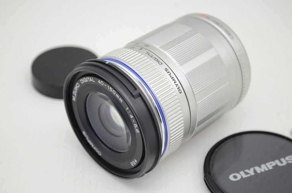 OLYMPUS オリンパス M.ZUIKO DIGITAL ED 40-150mm F4-5.6 マイクロフォーサーズ ズームレンズ シルバー 251029o
