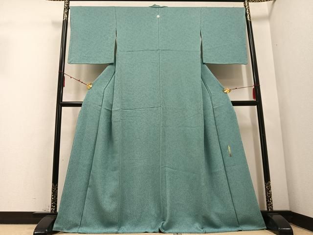 平和屋着物 本草木染作家 瑞鳳 色無地 新橋色 正絹 ph