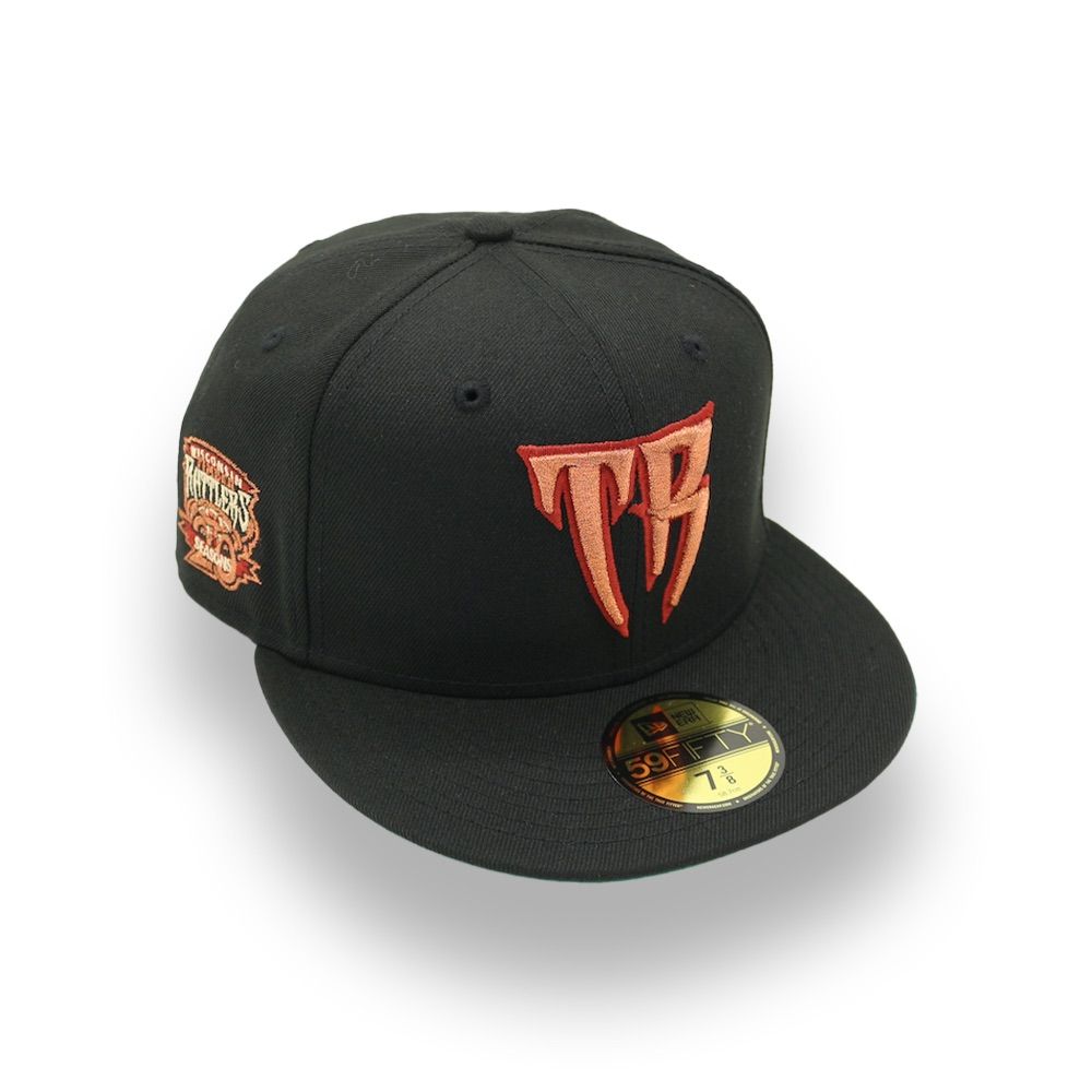 日本未発売 ニューエラ マイナーリーグ ウィスコンシン ティンバーラトラーズ キャップ NEW ERA MiLB WISCONSIN TIMBER RATTLERS 20 SEASONS SIDE PATCH 59FIFTY BLACK