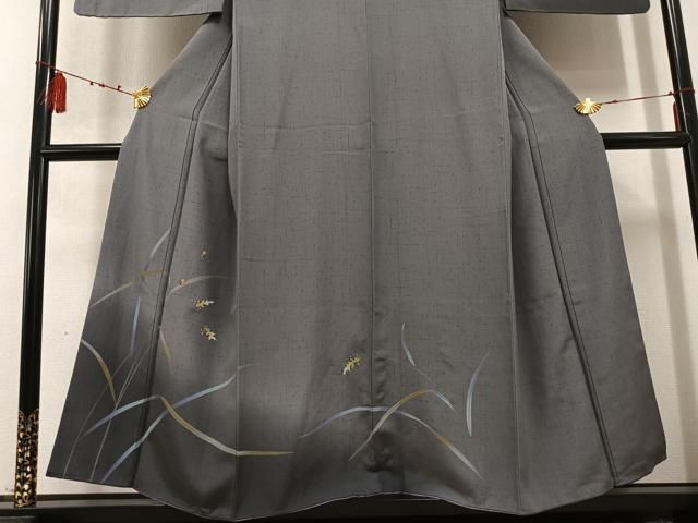  平和屋着物 訪問着 手描き 稲 てんとう虫 暈し染め 正絹 ph 訪問着 付け下げ 着物