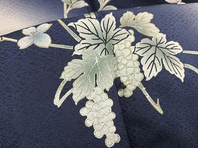  平和屋着物 訪問着 葡萄唐草文 暈し染め 銀彩 正絹 ph 訪問着 付け下げ 着物